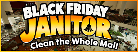 Black Friday Janitor: Clean the Whole Mall cover art