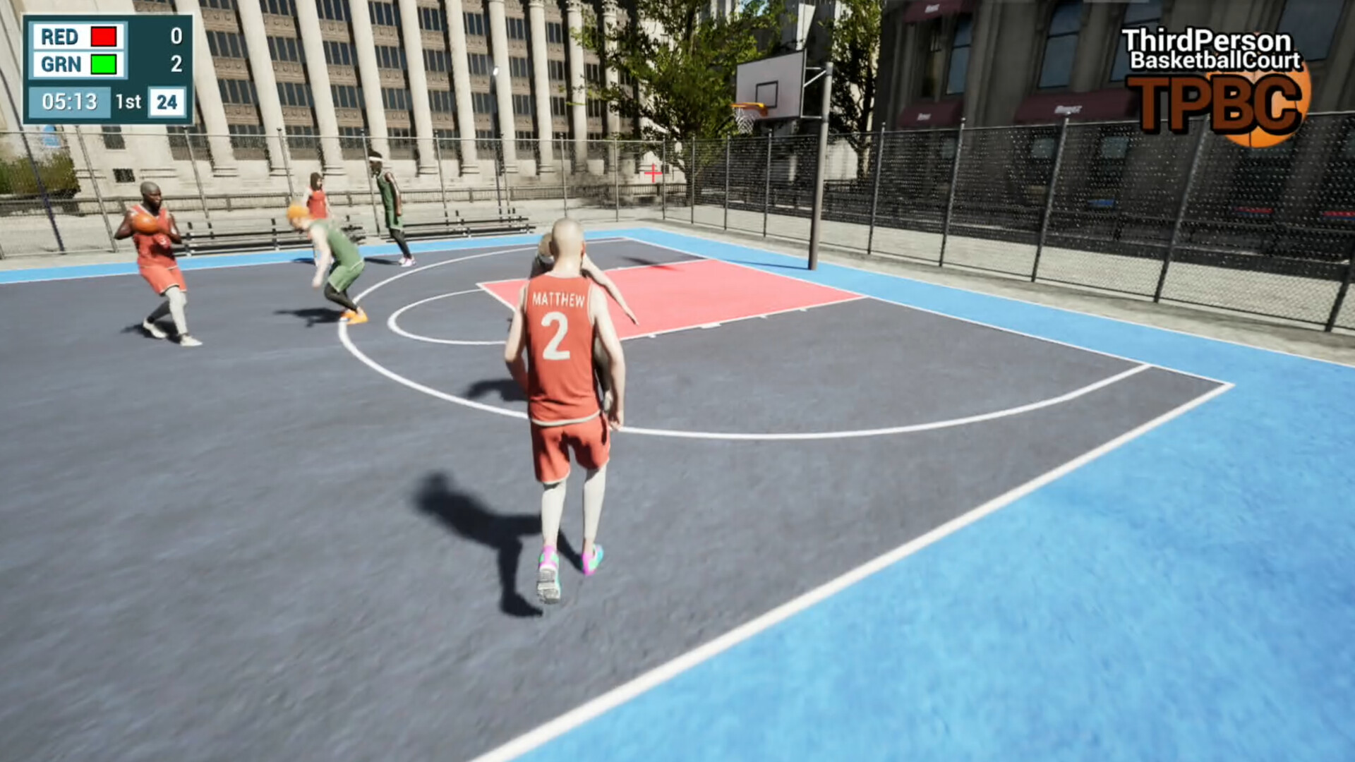 Third Person Basketball Court screenshot #3
