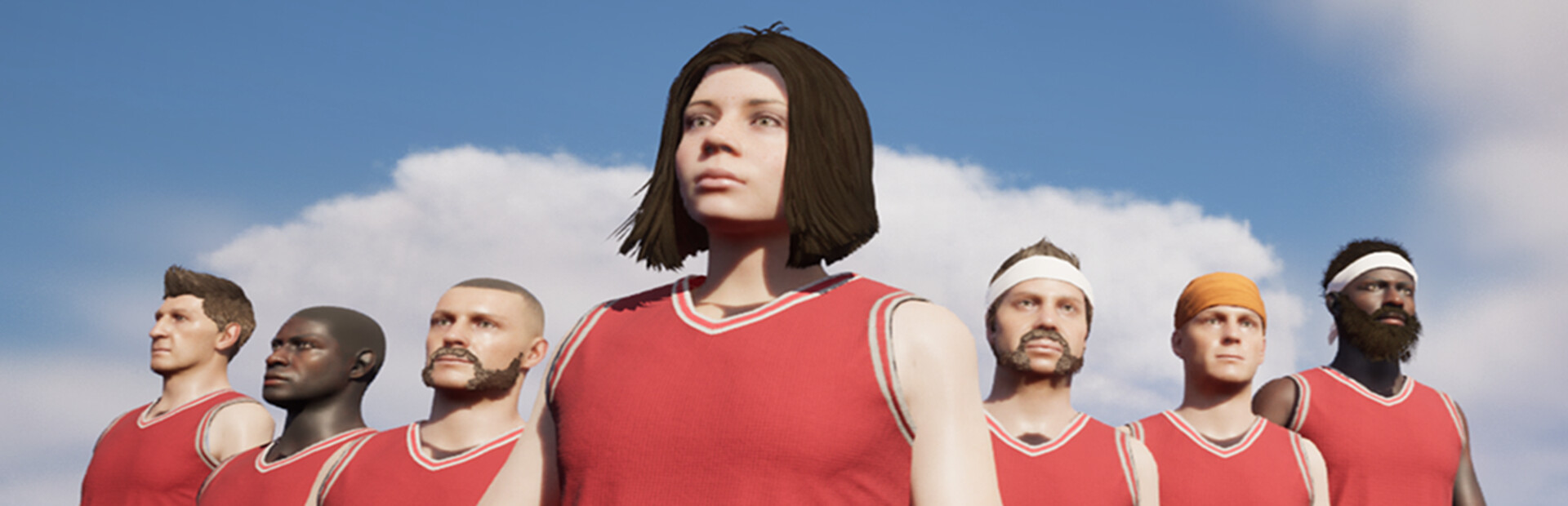 Third Person Basketball Court