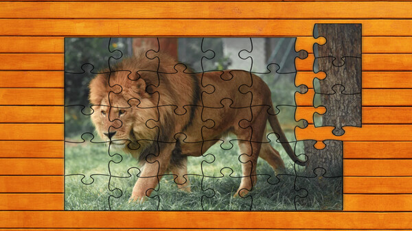 Big Cat Jigsaw Quest — gameplay screenshot 1