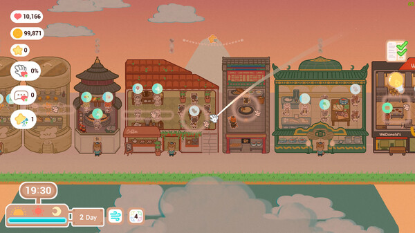 Screenshot z Kitten Food Alley