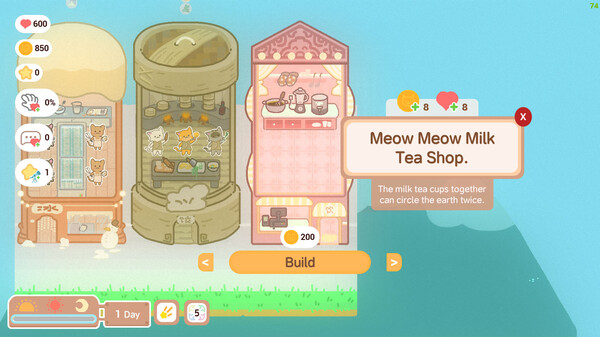 Screenshot z Kitten Food Alley