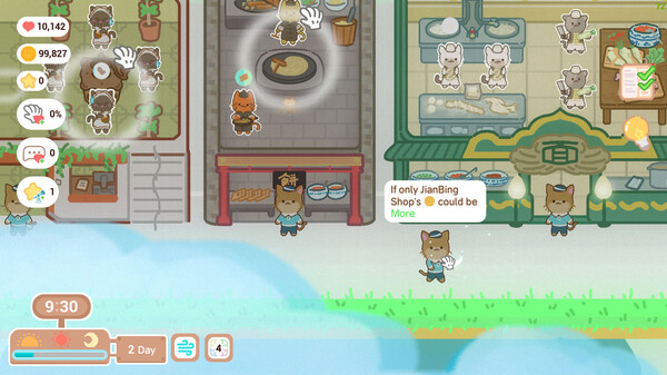 Screenshot z Kitten Food Alley