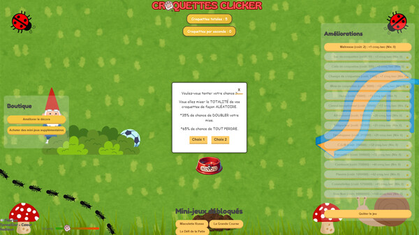 Screenshot z CroquettesClicker