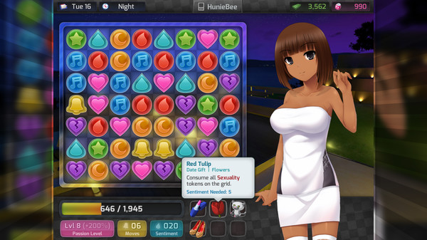 Screenshot z HuniePop