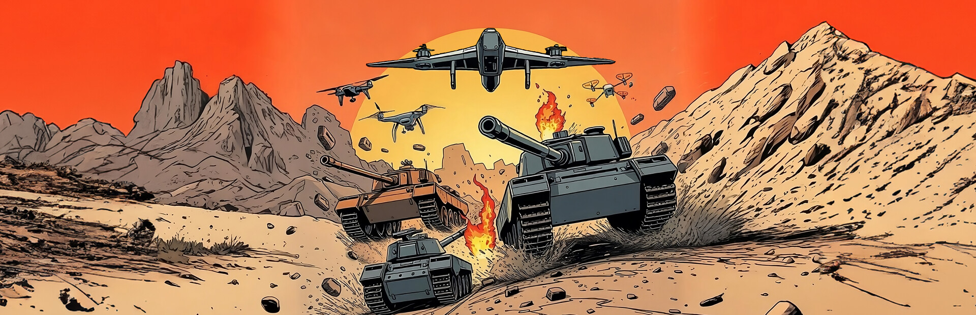 Drones vs Tanks