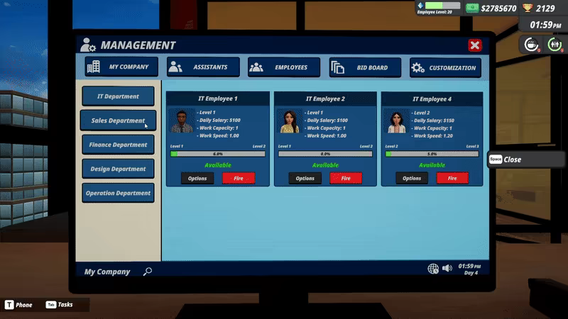 Office Simulator video 6
