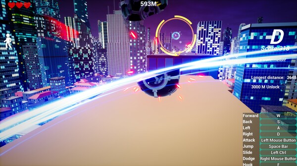 Screenshot z Parkour Assassin: Sprint Run