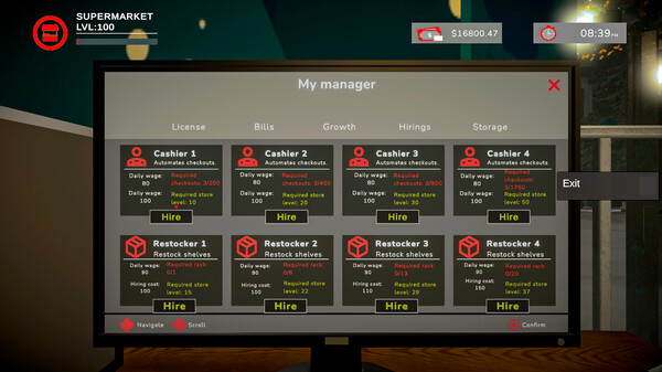 Screenshot z Christmas Store: Santa's Supermarket Simulator