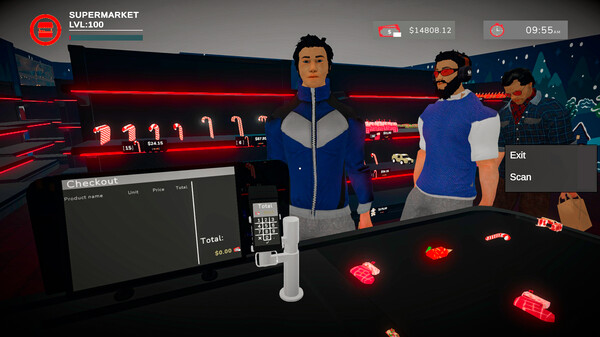 Screenshot z Christmas Store: Santa's Supermarket Simulator