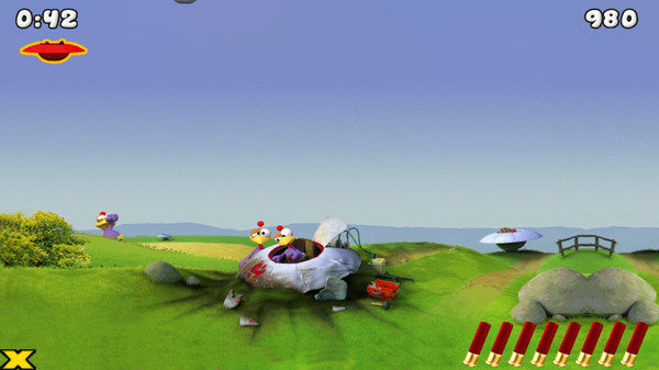 Moorhuhn Invasion (Crazy Chicken Invasion) screenshot 5