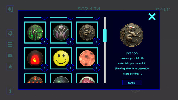 Clickoin game for Linux 1