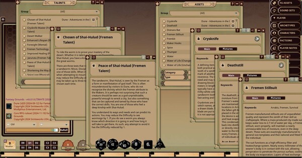 Fantasy Grounds - Dune - Adventures in the Imperium: Sand and Dust
