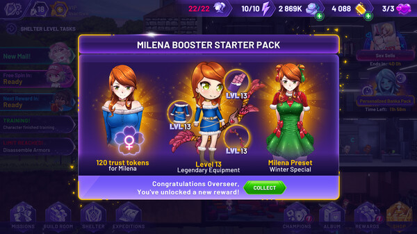 Shelter 69 - Exclusive Milena Pack.