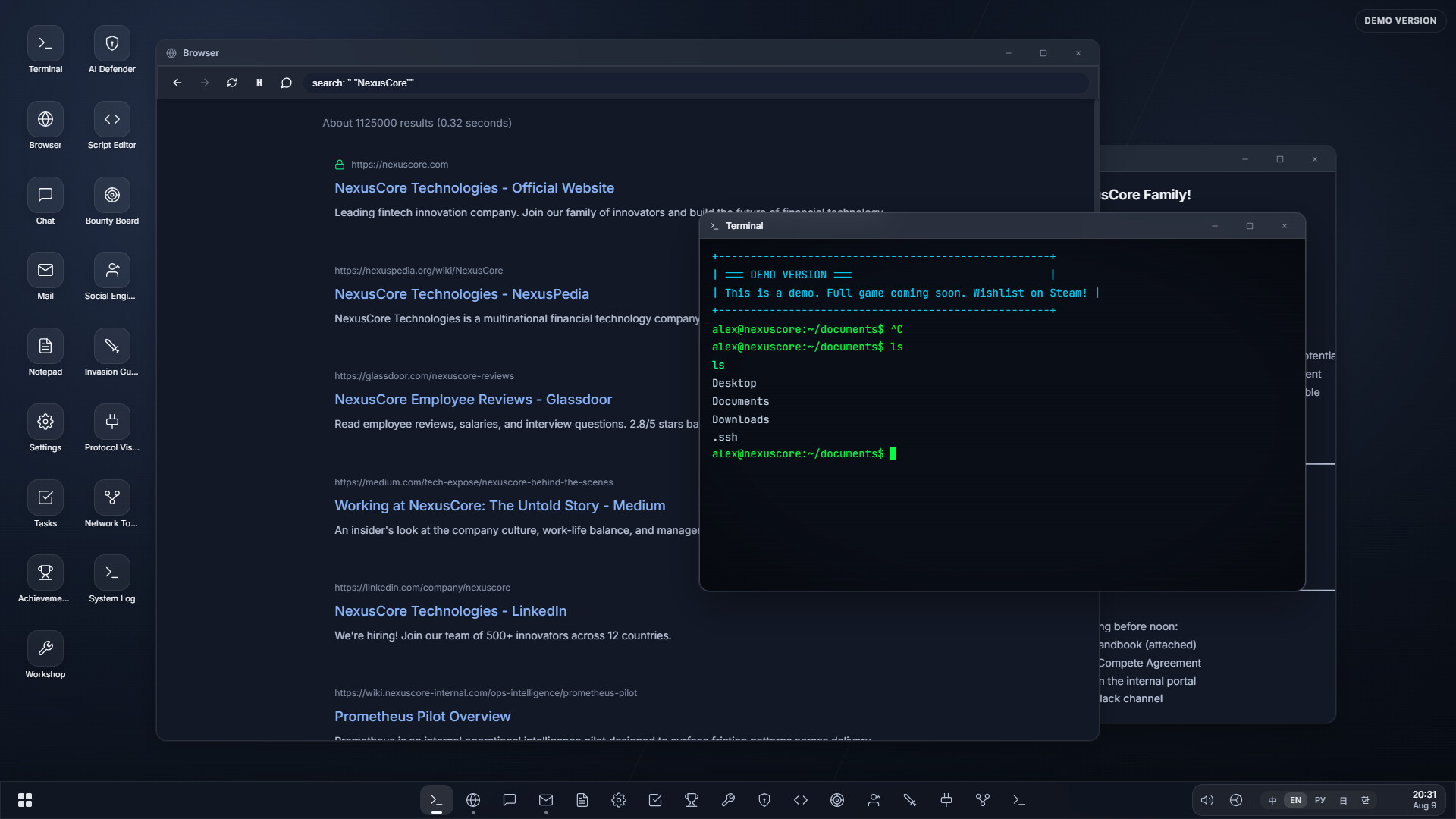 System Clues — gameplay screenshot 2
