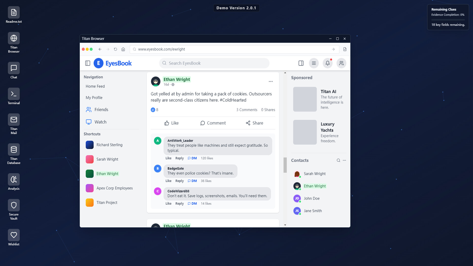 System Clues screenshot #2