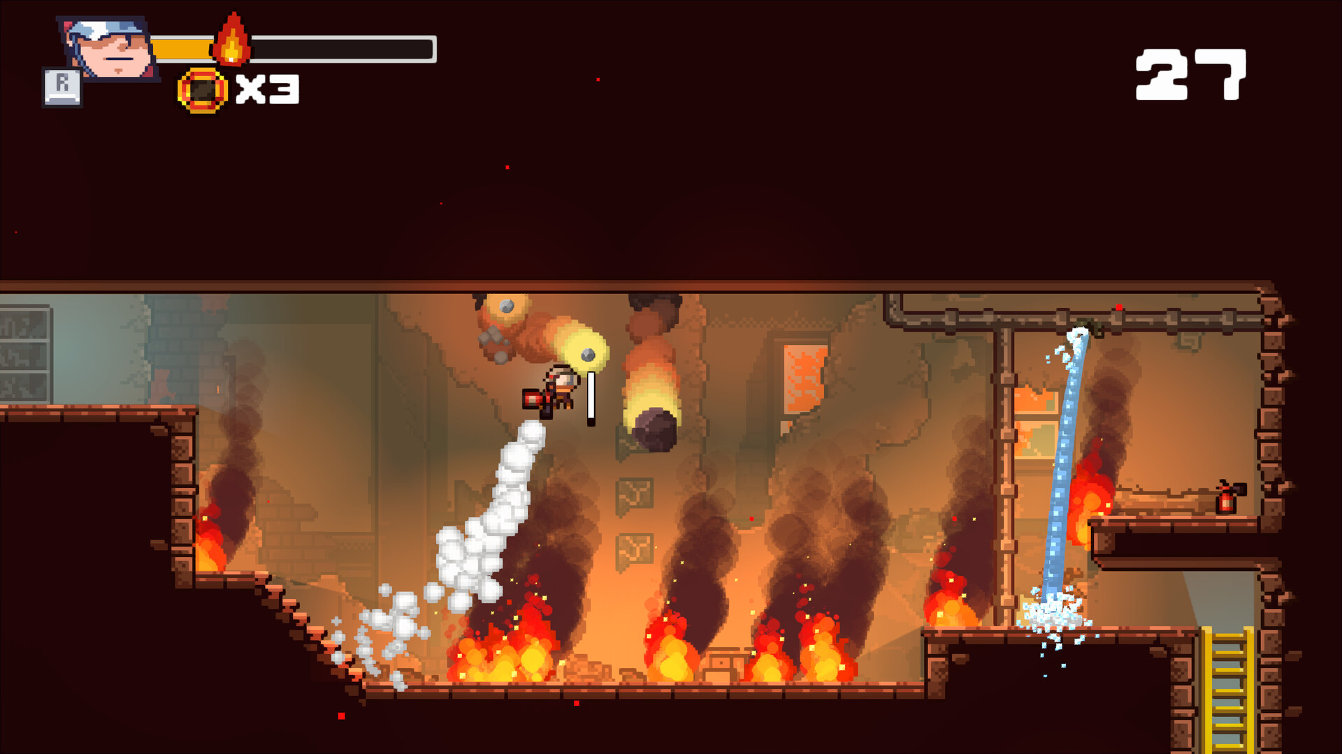 Fire Hero - Pixel Rescue Featured Screenshot #1
