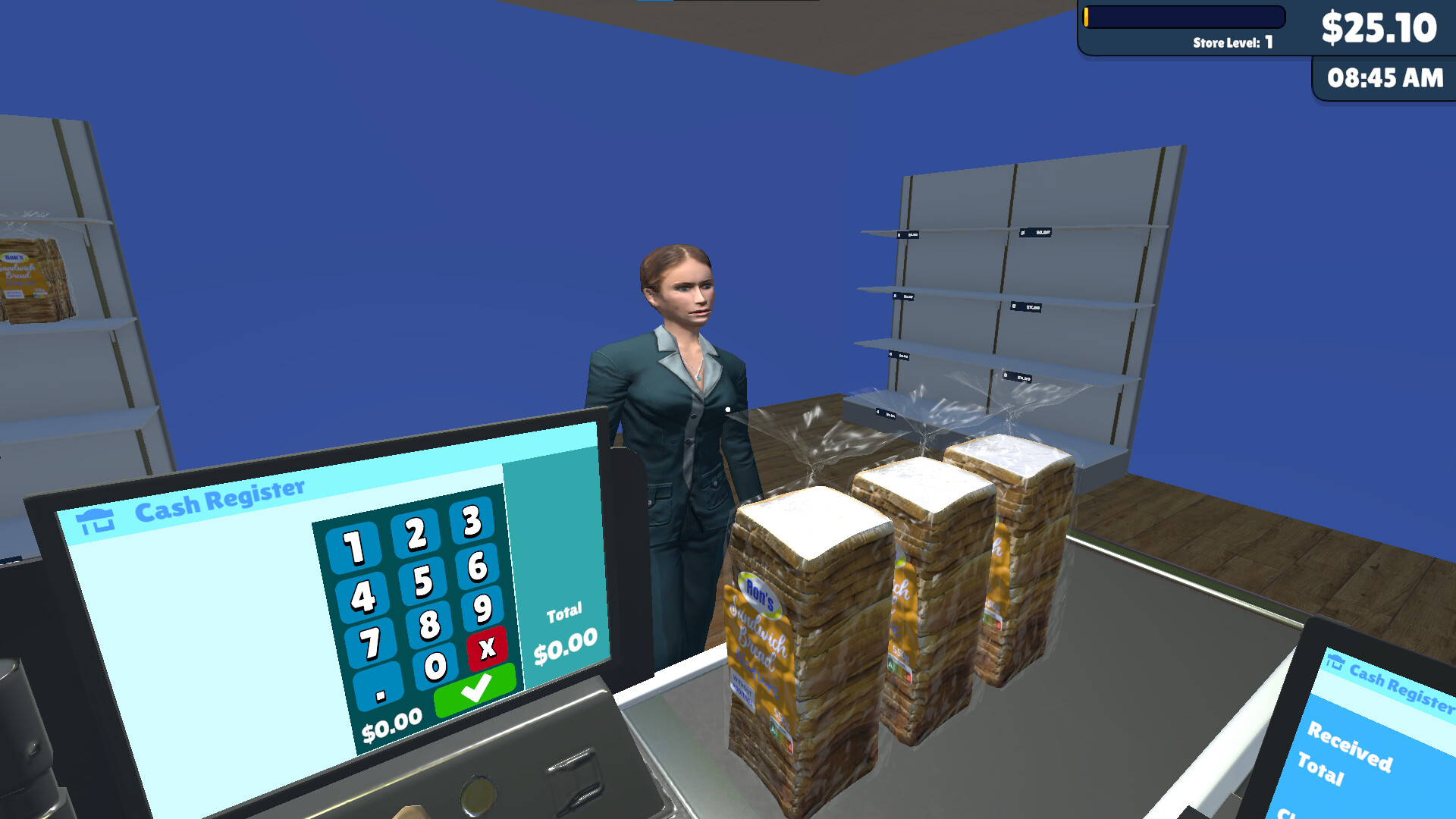 #3. Luxury Supermarket Simulator (Steam) By: MB Games