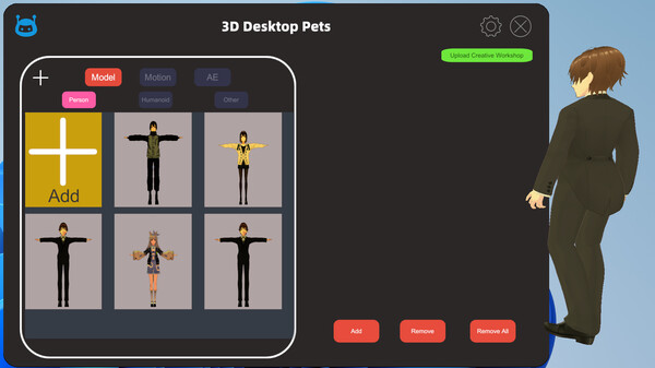 3D Desktop Pets screenshot 2