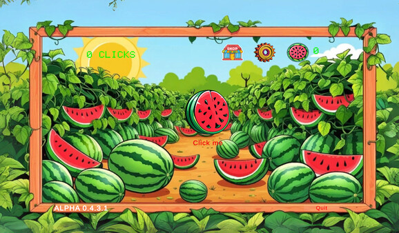 Screenshot 2 of Melon Clicker - additional gameplay view