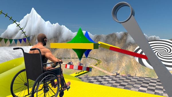 a Difficult game about Wheelchair