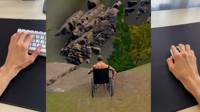 a Difficult game about Wheelchair video 3
