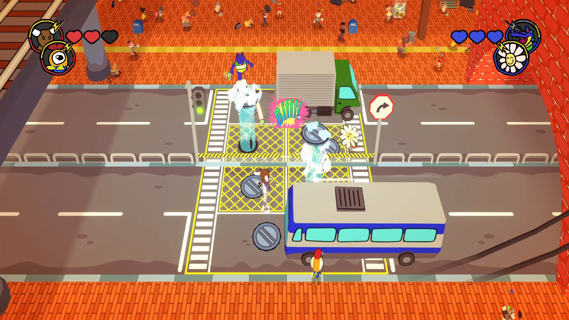 Скриншот игры Quacolé Tennis - 5