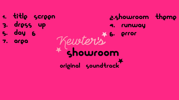 Kewter’s Showroom Original Soundtrack screenshot 1