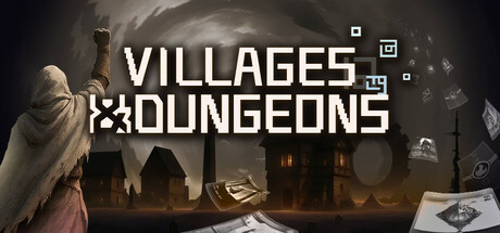 Villages & Dungeons оффлайн — изображение процедурно генерируемых подземелий и карточной тактики игры.