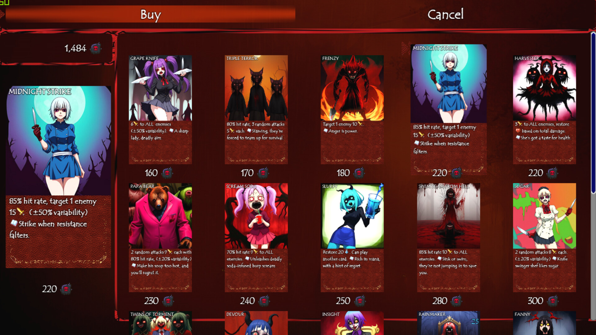 SIN CARDS: Welcome to the Netherworld screenshot #4