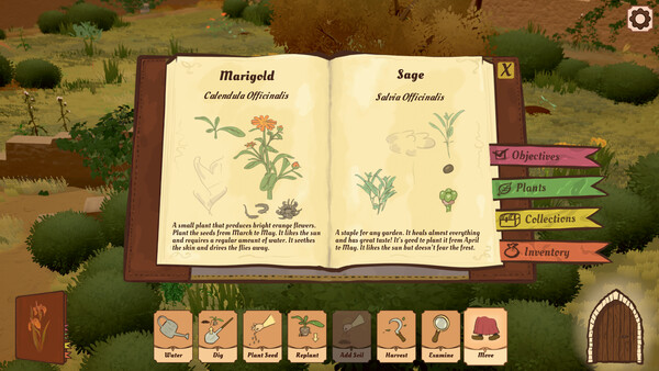 The Abbess Garden game for Linux 1