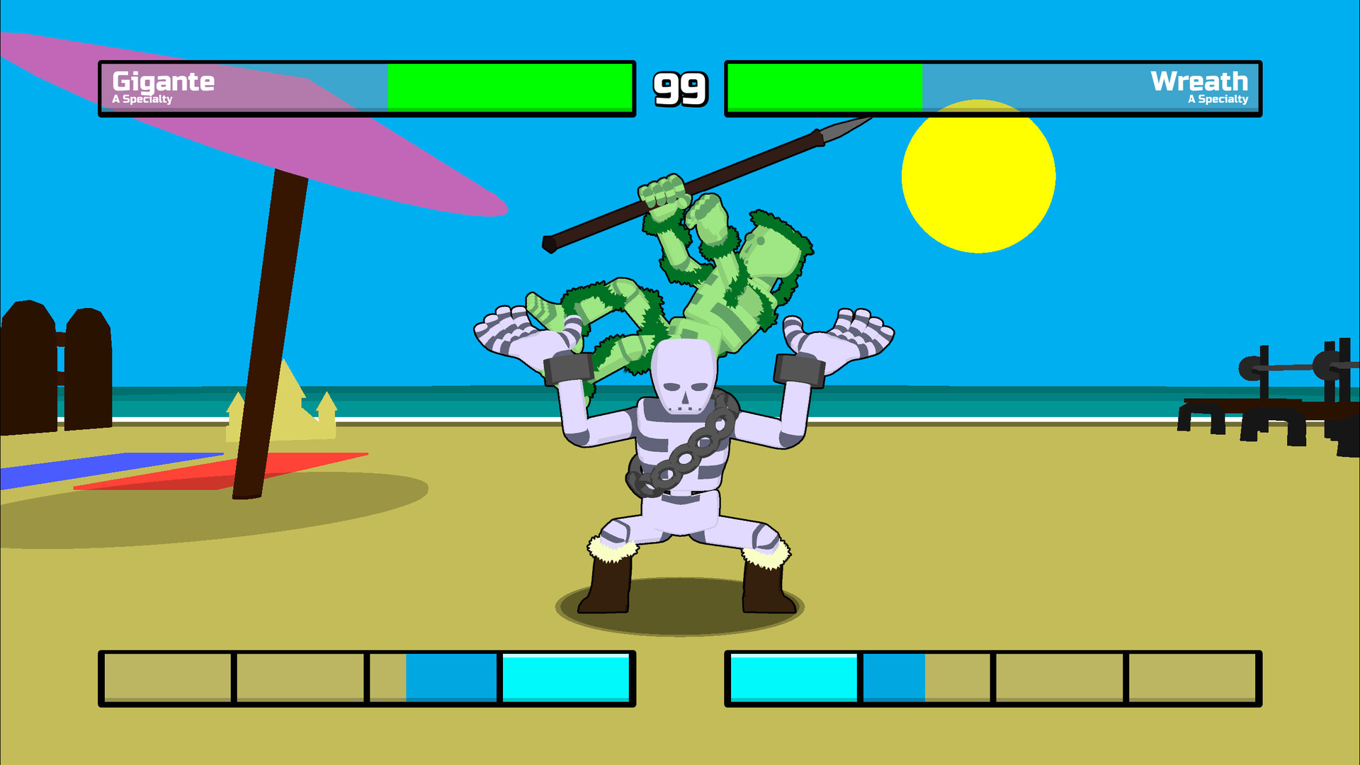 The Skeletons Are Fighting screenshot #2