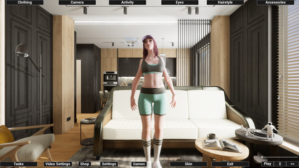 Virtual Girlfriend Lia - Sporty Girl — скриншот 12