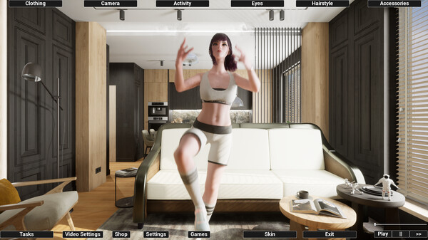 Virtual Girlfriend Lia - Sporty Girl — скриншот 8