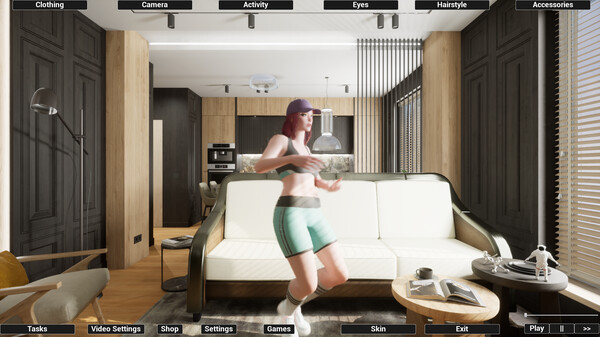 Virtual Girlfriend Lia - Sporty Girl — скриншот 9