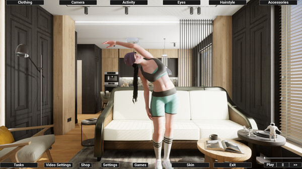 Virtual Girlfriend Lia - Sporty Girl — скриншот 5