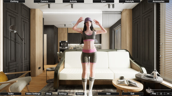 Virtual Girlfriend Lia - Sporty Girl — скриншот 2