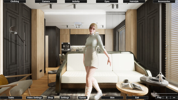 Virtual Girlfriend Lia - Teacher's Outfit — скриншот 7