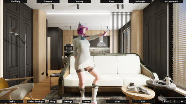 Virtual Girlfriend Lia - Teacher's Outfit — скриншот 6