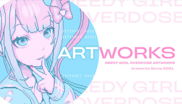 NEEDY GIRL OVERDOSE 　原画 Steam：NEEDY GIRL OVERDOSE ARTWORKS