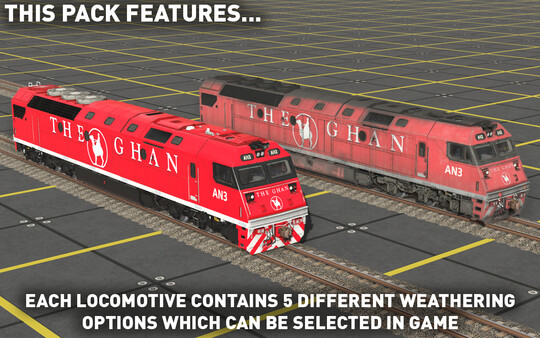 Trainz 2019 DLC - SA AN Class - The Ghan