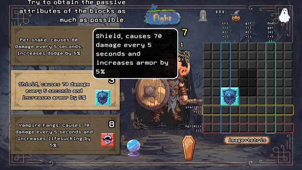 Monsters in Moonlight: Block Braw screenshot 4