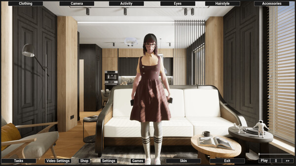 Virtual Girlfriend Lia - Nerd Girl