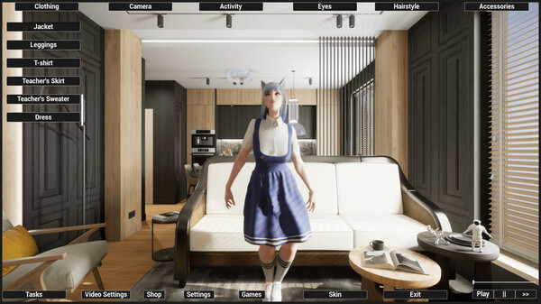 Virtual Girlfriend Lia - Nerd Girl