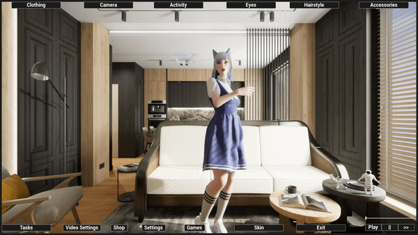 Virtual Girlfriend Lia - Nerd Girl