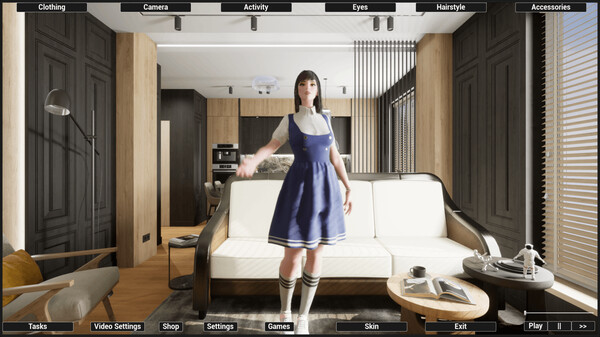 Virtual Girlfriend Lia - Nerd Girl