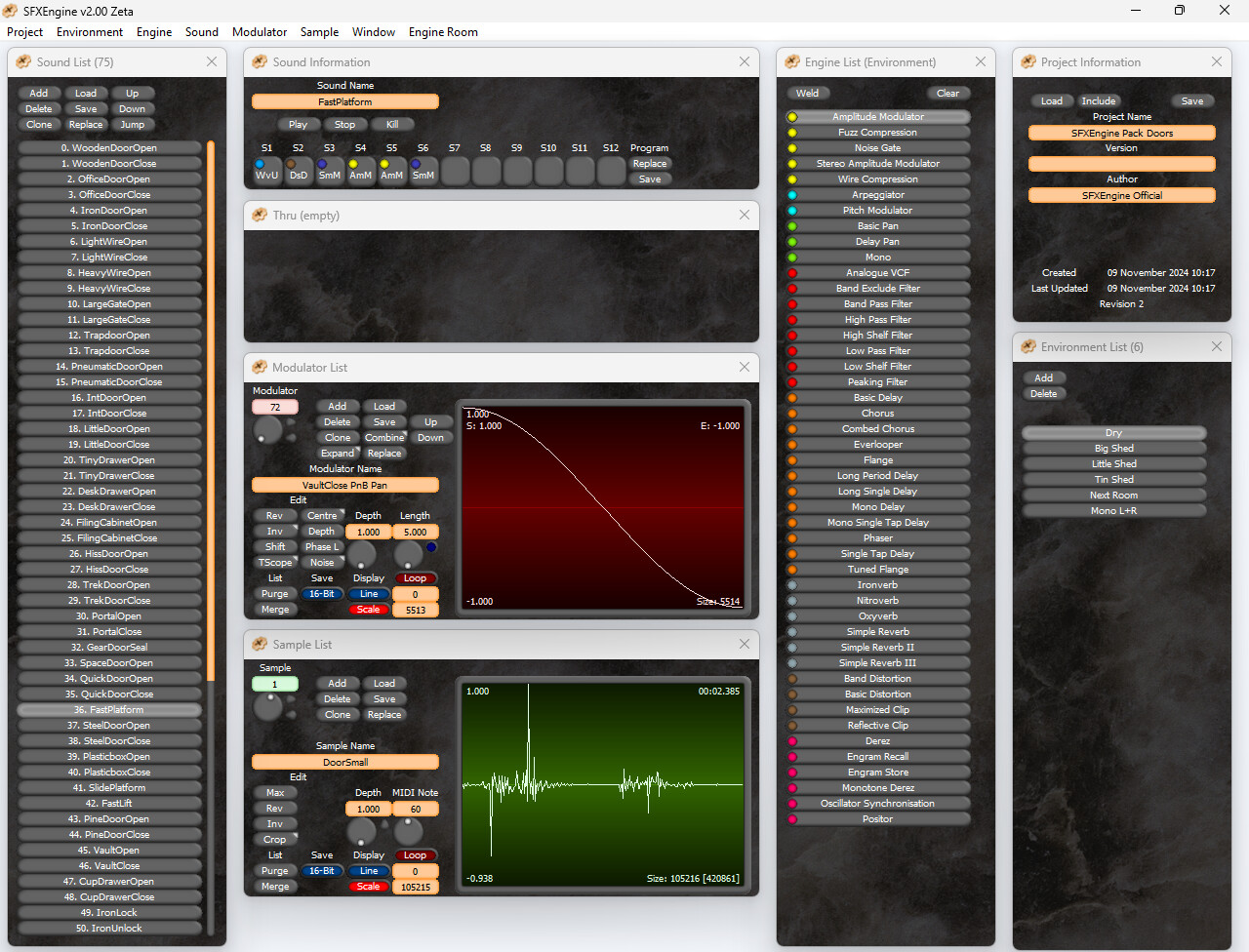 SFXEngine Sound Pack: Doors Featured Screenshot #1