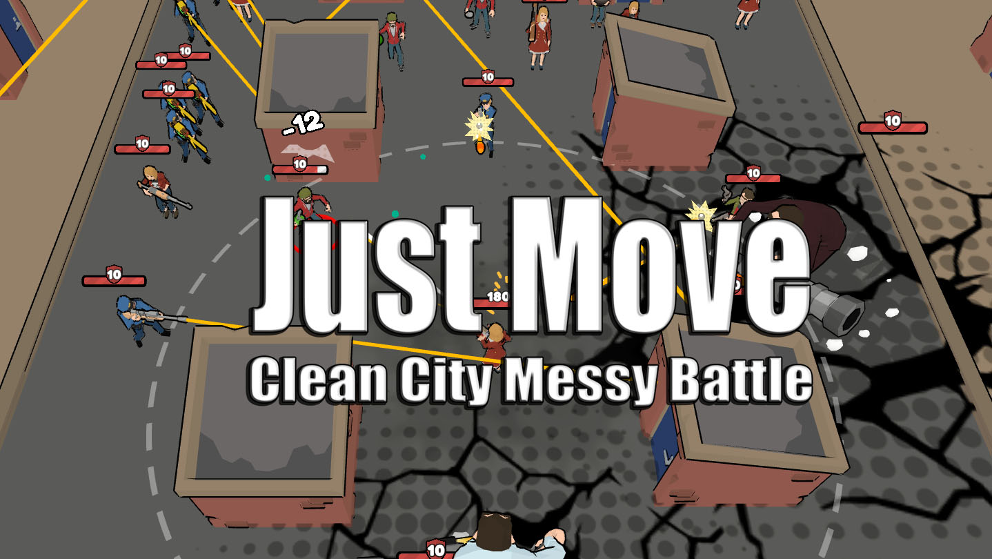 Just Move:Clean City Messy Battle - Imagem de Fundo do Jogo