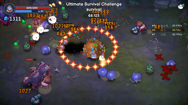 Screenshot 2 of Supercat Survivors - additional gameplay view