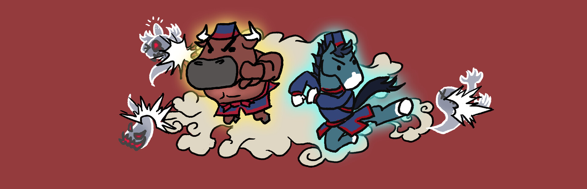 Ox & Horse Work in Hell